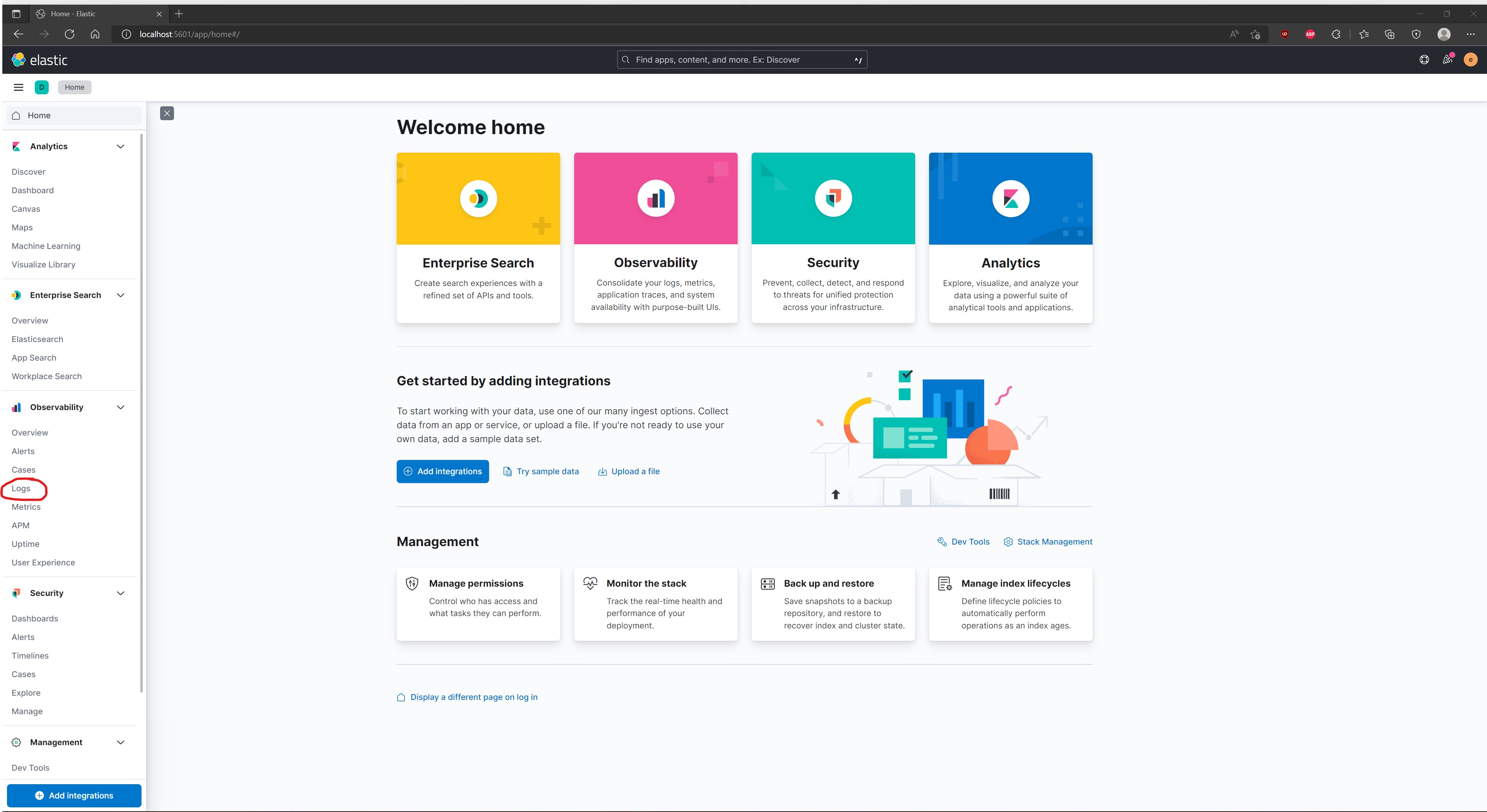 Elasticsearch Navigation