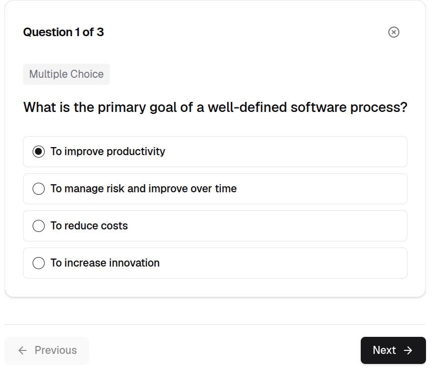 Answer quiz questions